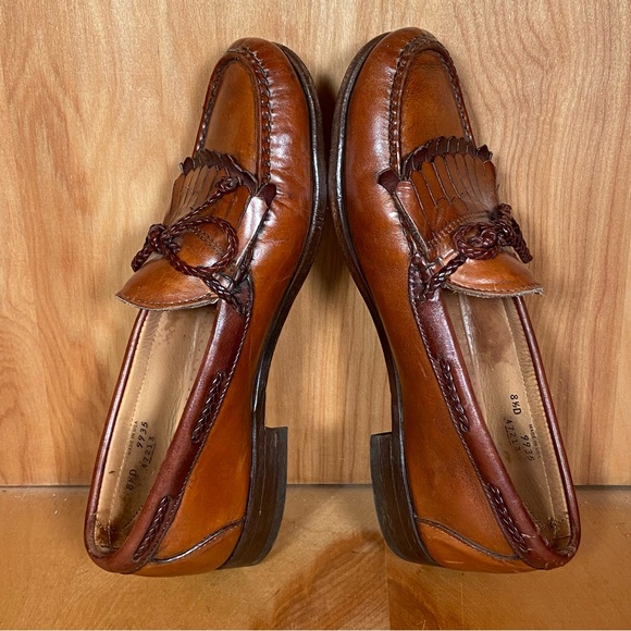 Men's 8.5 Allen Edmonds Woodstock Loafers Brown SEF1568 - Picture 6 of 8